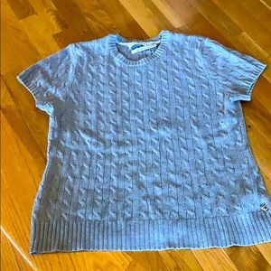 Short sleeve cable knit sweater, Tommy Hilfiger